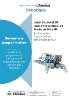 animation robotique L’Attribut février 2025